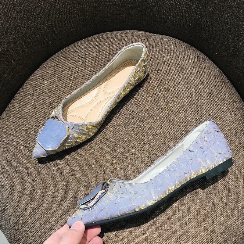Damskie buty płaskie z ostrym  – Korean Lifestyle Trends recenzja i cena